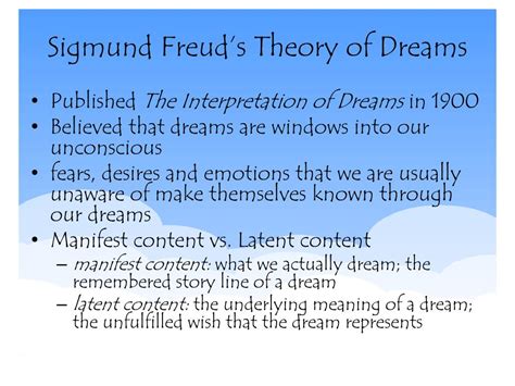 Exploring Hidden Desires: A Dream Analysis